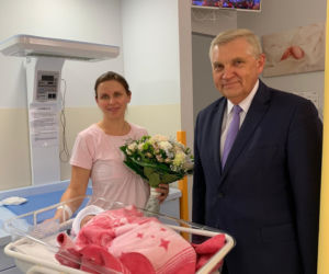 Białystok. Maja urodziła się 1 stycznia 2020 roku. Odwiedził ją prezydent Truskolaski