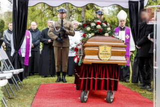 Kondukt, pogrzeb, Jacek Magiera