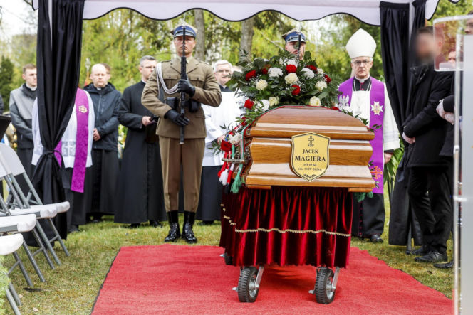 Kondukt, pogrzeb, Jacek Magiera
