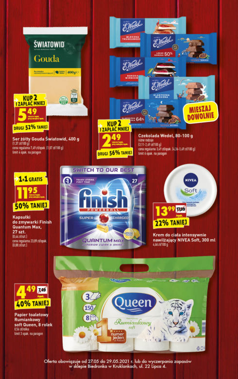 Promocje w Biedronce 27-29.05
