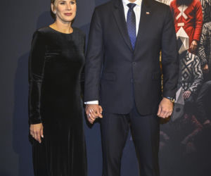 Karol Nawrocki z żoną w Operze Narodowej