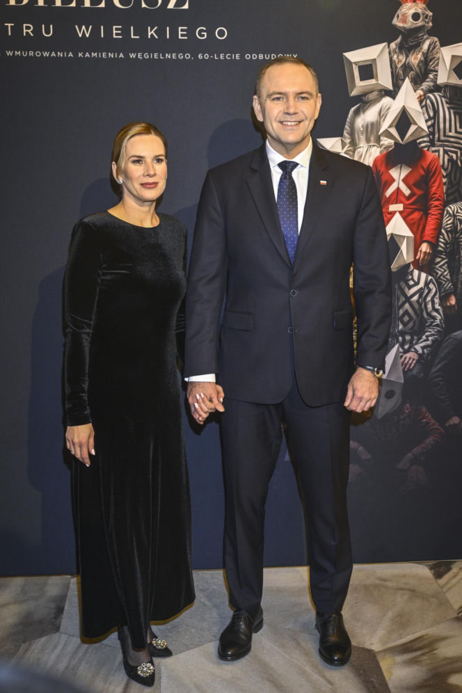 Karol Nawrocki z żoną w Operze Narodowej