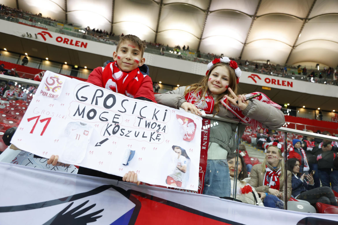 Kibice na meczu Polska - Estonia. Zdjęcia z trybun [21.03.2024]
