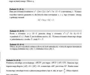 ARKUSZE CKE: Matura 2020 - matematyka ROZSZERZONA