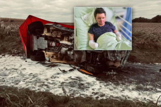 Przejmujące nagranie! Wicestarosta, który stracił obie dłonie, przemówił do mieszkańców. Tragedia podczas Rajdu Nyskiego