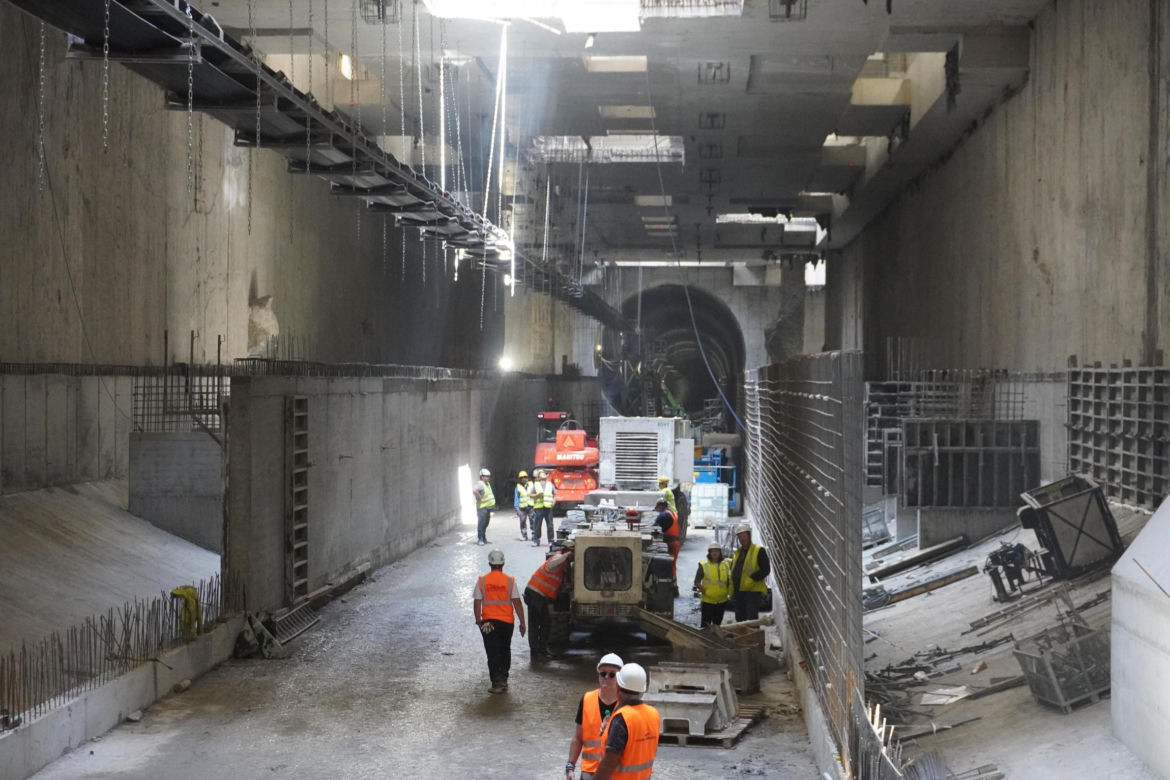 Łódź. Tak wygląda budowa tunelu średnicowego. Drąży go maszyna Katarzyna [ZDJĘCIA].