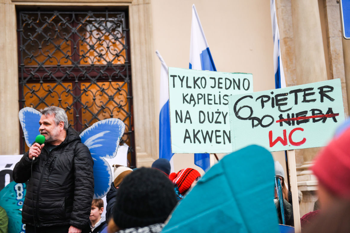Kraków: Protest w sprawie Zakrzówka
