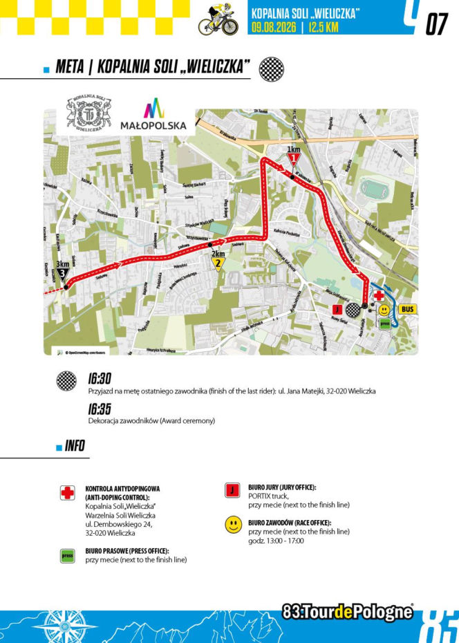 ETAP 7. Tour de Pologne: Kopalnia Soli „Wieliczka” – Jazda indywidualna na czas