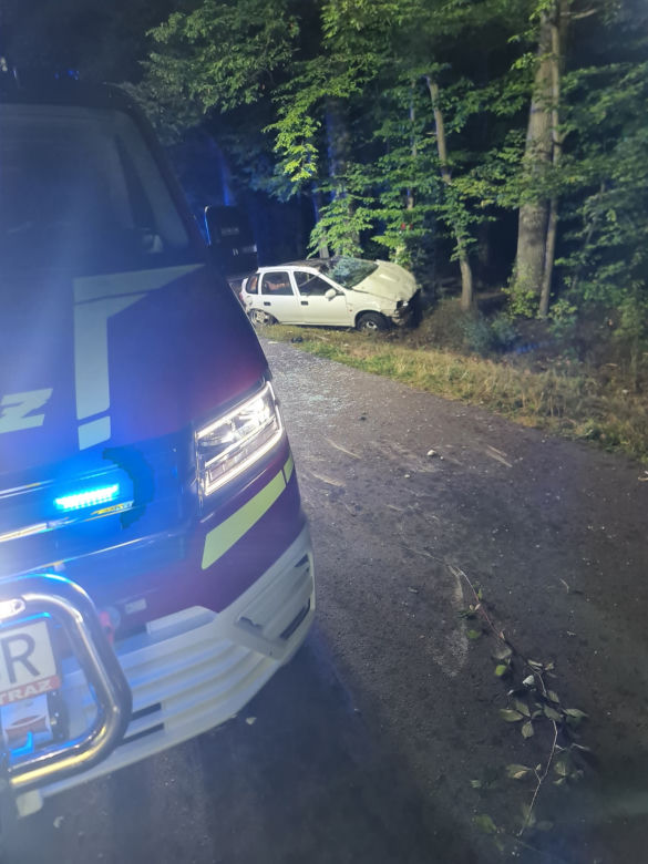 Potworny wypadek pod Mińskiem Mazowieckim. Opel rąbnął w drzewo. Dwie osoby nie żyją