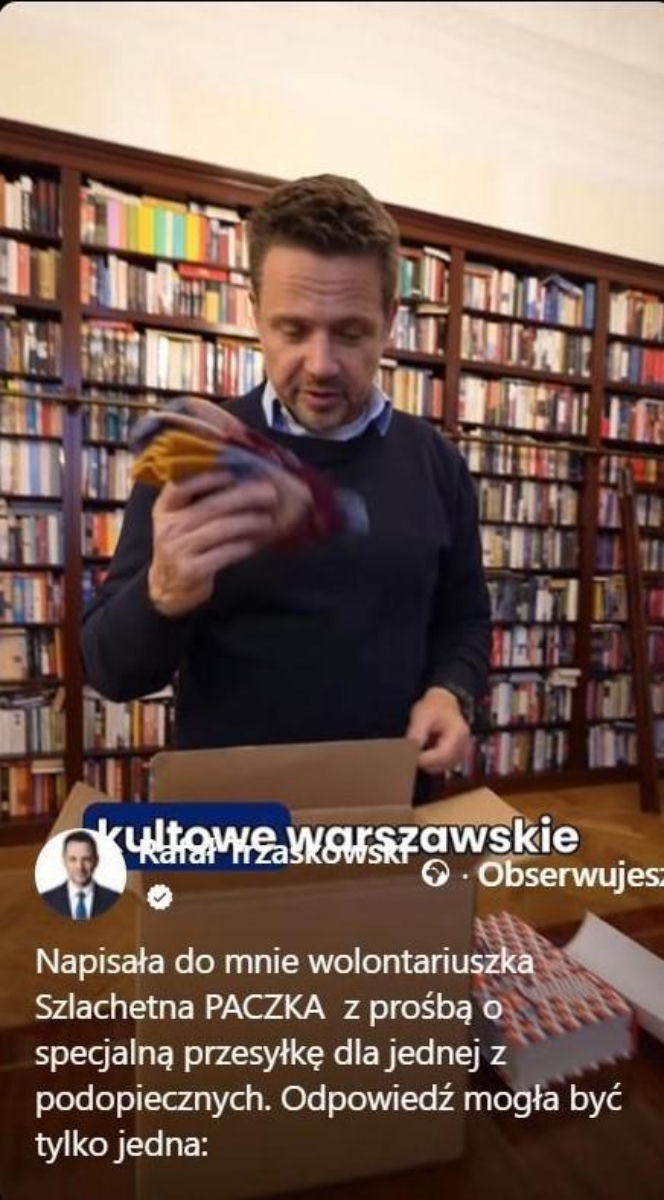 Trzaskowski włączył się w Szlachetną Paczkę. Pokazał, co zapakował potrzebującym. Aż trudno uwierzyć!