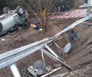 Poważny wypadek na zakopiance w Mogilanach