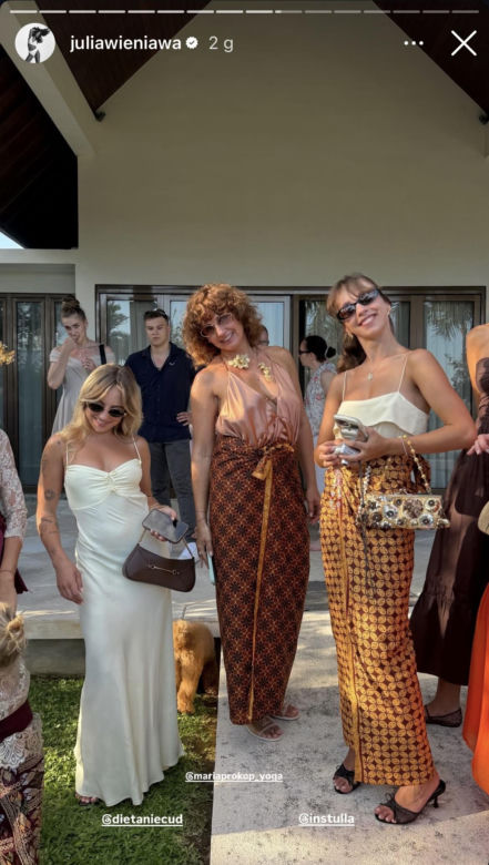 Julia Wieniawa na Bali