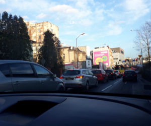 Katowice toną w korkach! Najgorzej jest przy galeriach handlowych