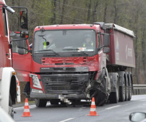 Śmiertelny wypadek na DK61