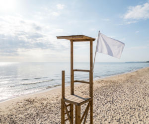Sinice Ustka. Czy w Ustce można się kąpać 03.08? Flaga, warunki pogodowe