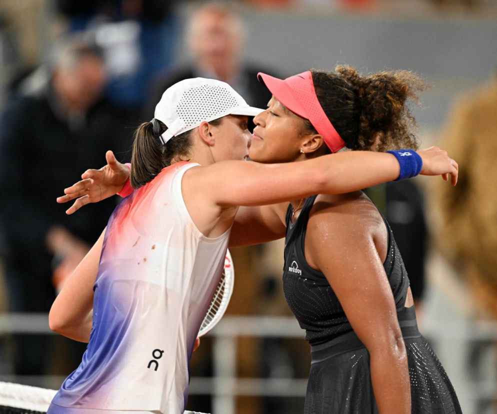 Iga Świątek i Naomi Osaka