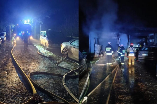 Tragiczny pożar warsztatu samochodowego. Znaleziono ciało mężczyzny