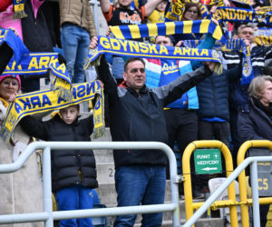 Arka Gdynia - Widzew Łódź: Zdjęcia kibiców i zawodników z meczu 25. kolejki PKO BP Ekstraklasy