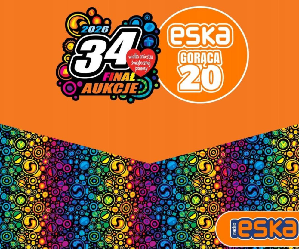 Radio ESKA gra z WOŚP 2026. Wylicytuj numer 1. Gorącej 20 Radia ESKA