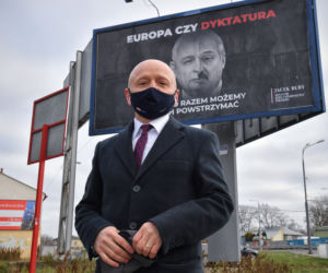 W Lublinie pojawił się Kaczyszenka. Niecodzienna akcja Lubelskiego senatora Jacka Burego