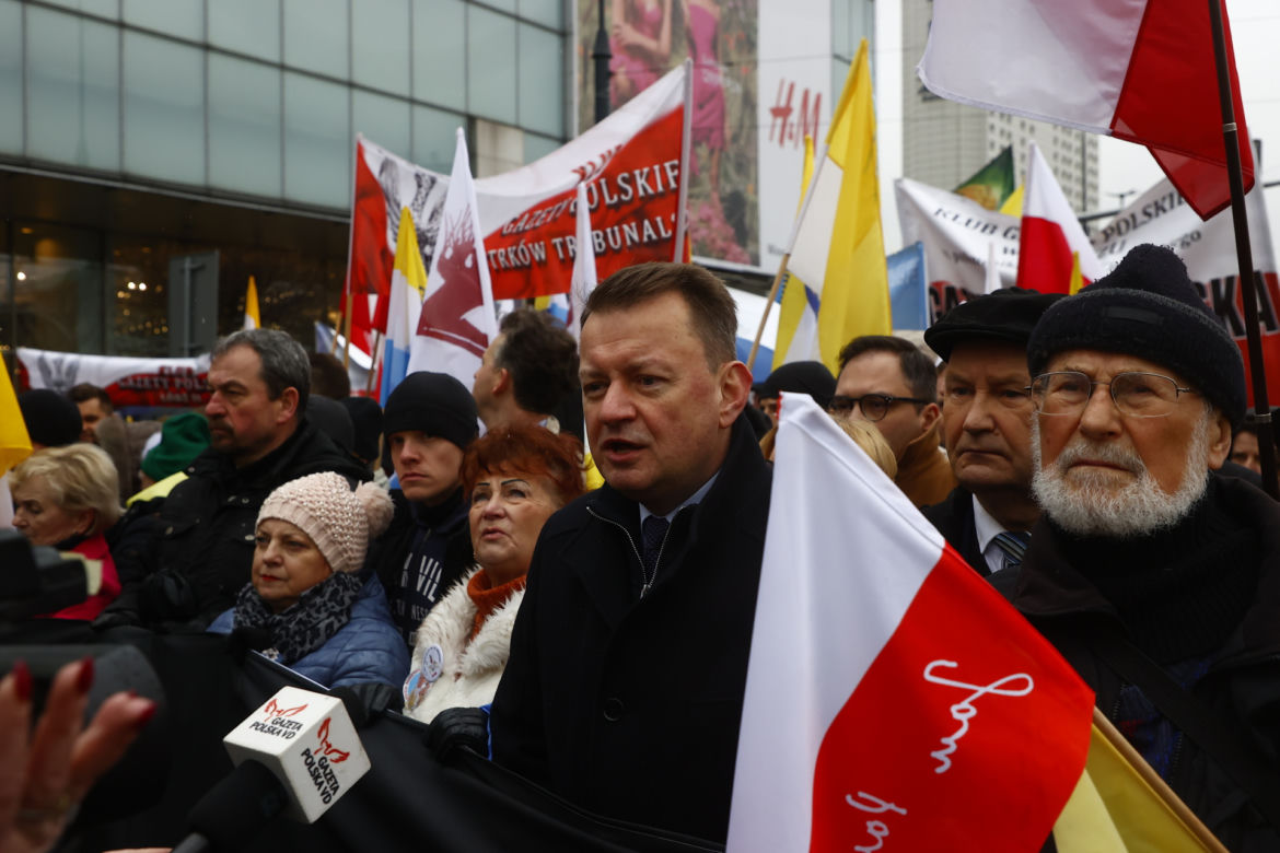 Narodowy Marsz Papieski w Warszawie