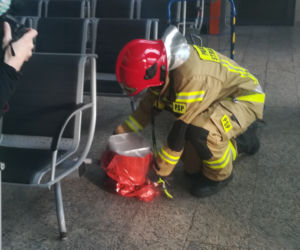 Ewakuacja Dworca Autobusowego w Toruniu - dziś to tylko ćwiczenia