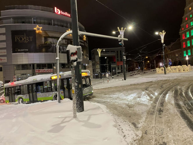 Zima w Olsztynie - 31 grudnia 2025
