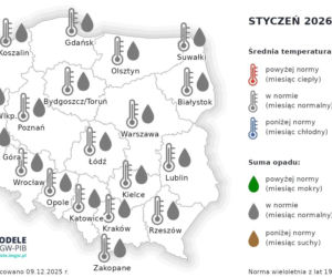 Pogoda długoterminowa na 2026 rok
