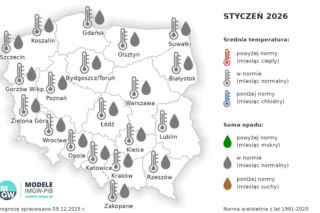 Pogoda długoterminowa na 2026 rok