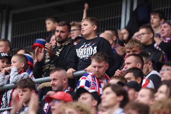 Górnik Zabrze - Lech Poznań: Zdjęcia kibiców i zawodników z meczu 8. kolejki PKO BP Ekstraklasy