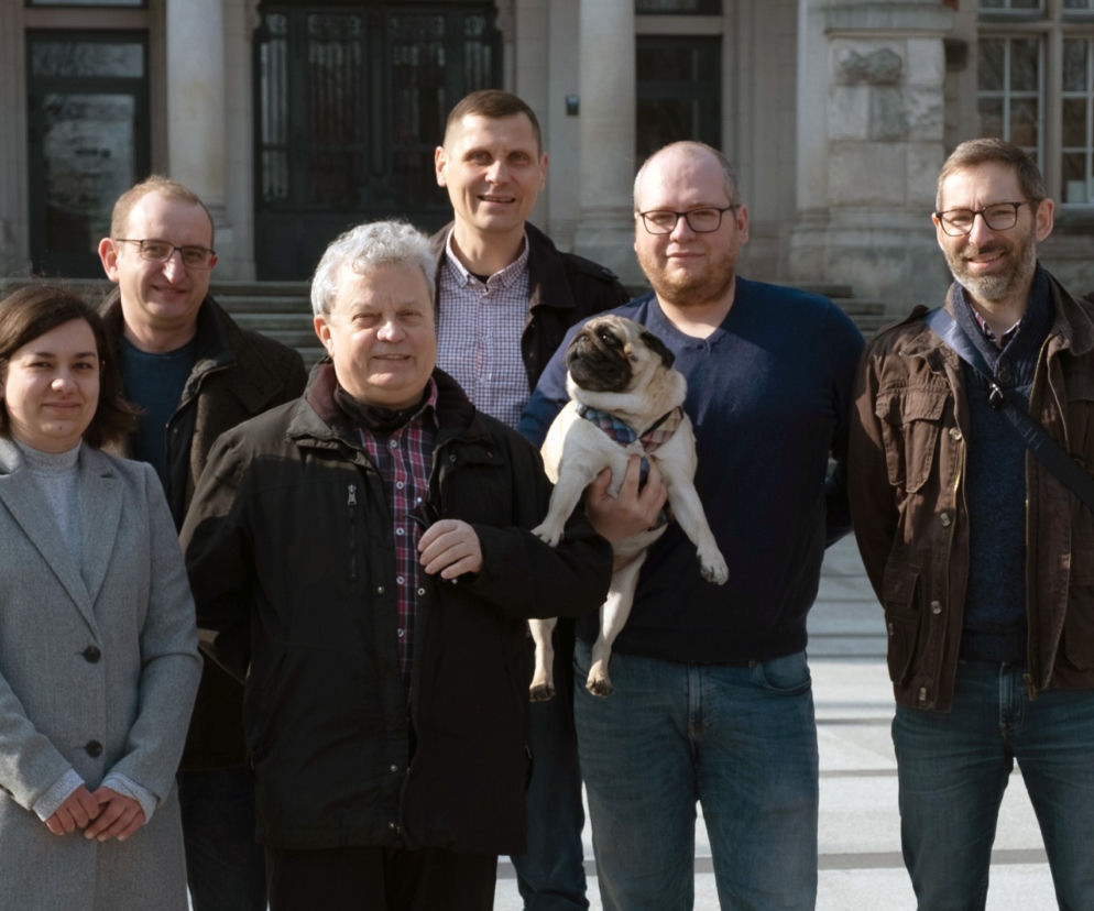 mops Albert myśli że jest człowiekiem
