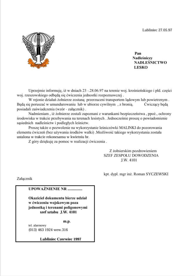 „Bieszczadzki Basior 97”. Jak komandosi ćwiczyli działania specjalne na terenie Polski zajętej przez przeciwnika