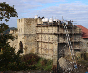 Odbudowa zamku w Dobczycach