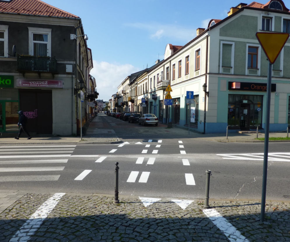 Pasy dla rowerów na ul. Wałowej