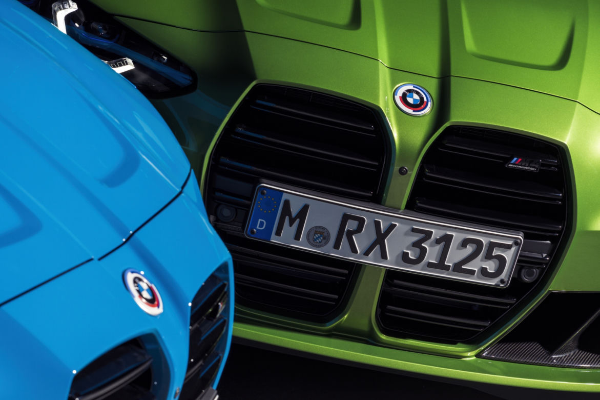 Klasyczne logo BMW z okazji 50-lecia istnienia BMW M GmbH