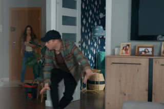 Barwy szczęścia, odc. 3322 Łukasz (Michał Rolnicki), Kasia (Katarzyna Glinka)