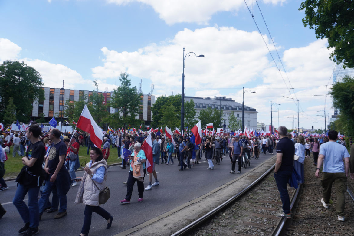 "Wielki Marsz Patriotów" Rafała Trzaskowskiego w Warszawie 25.05.2025