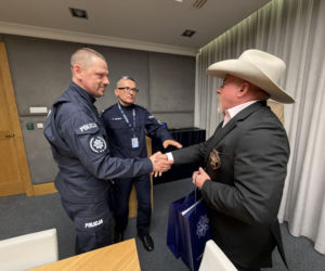 Szeryf hrabstwa Calhoun w Teksasie Bobby Vickery z wizytą w Polsce