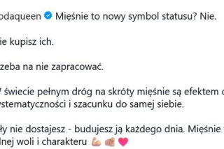 Doda pokazała się w białej bieliźnie. Tak wygląda efekt morderczych treningów