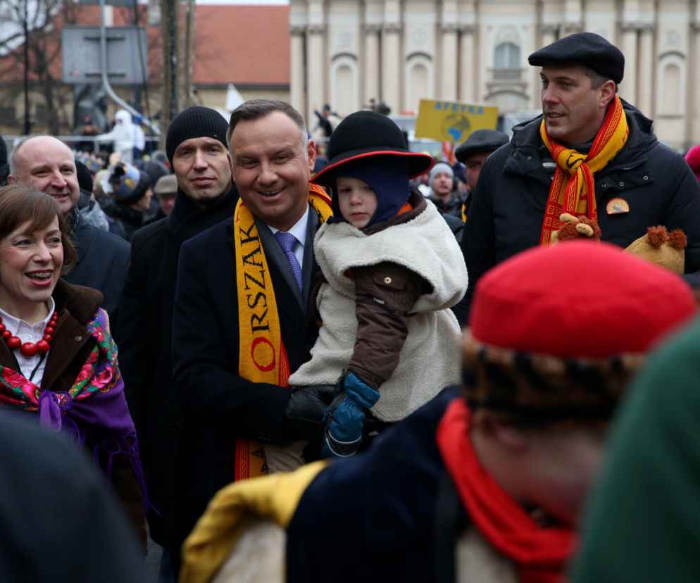 Andrzej Duda na Orszaku trzech króli