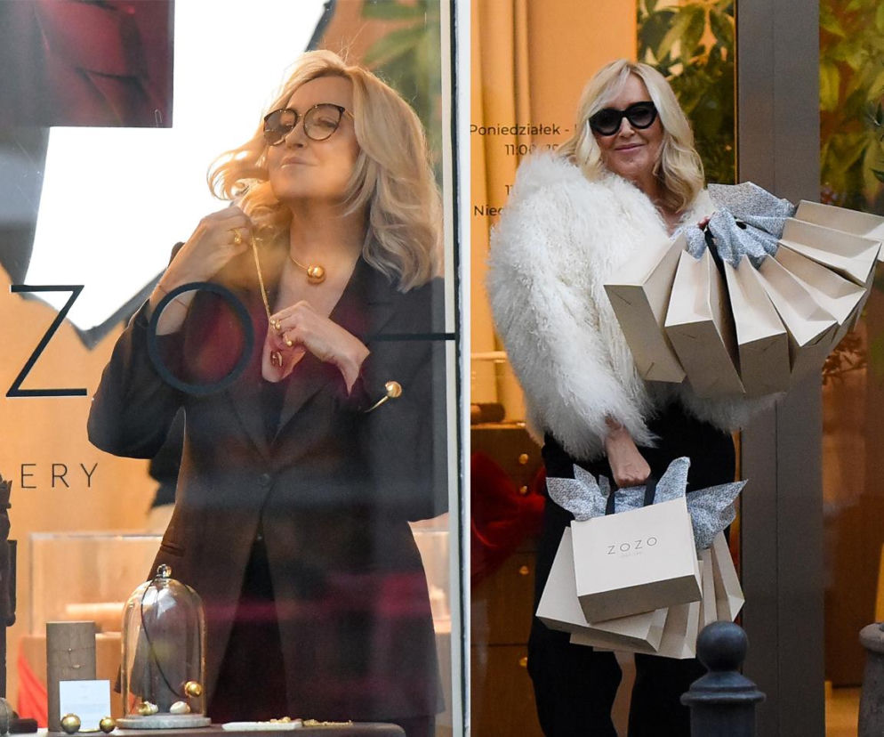 Agata Młynarska na zakupach u jubilera