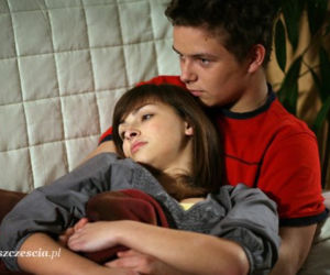 BARWY SZCZĘŚCIA. Hubert (Marek Molak), Klara (Olga Jankowska)