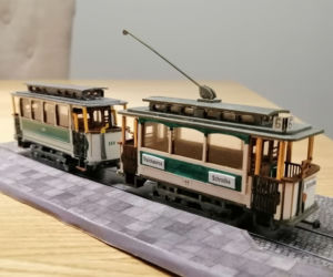 Modele tramwajów stworzone przez pana Michała z Poznania