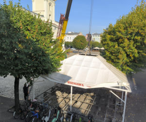 Rynek w Lesznie przed remontem