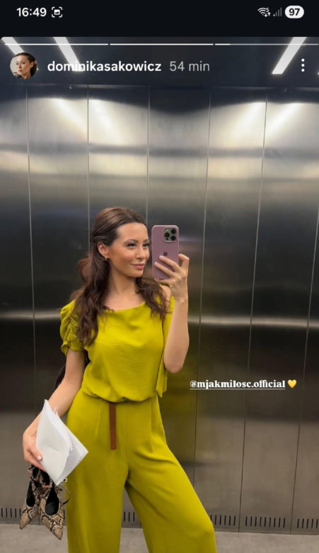 M jak miłość nowy sezon na planie. Joanna (Dominika Sakowicz)