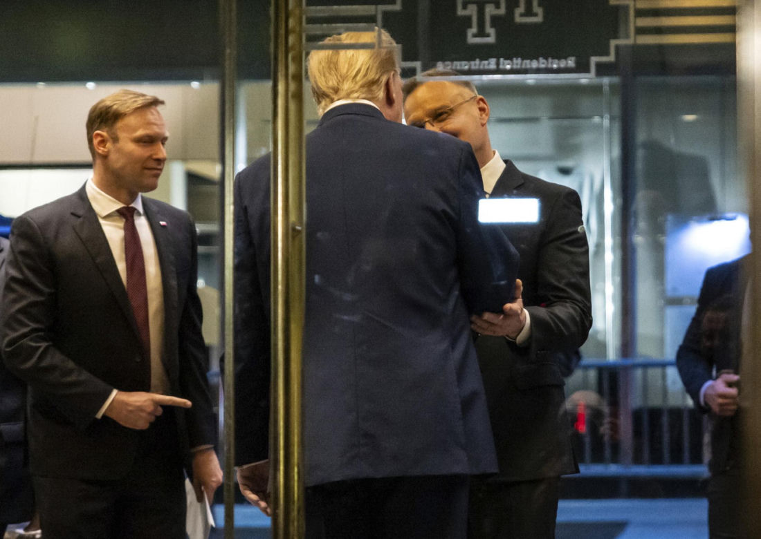 Andrzej Duda w Trump Tower u Donalda Trumpa