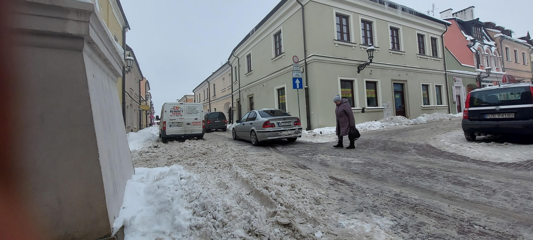 zima w Zamościu