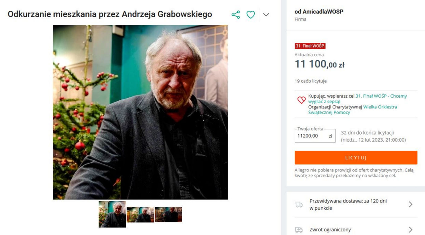 Odkurzanie mieszkania przez Andrzeja Grabowskiego