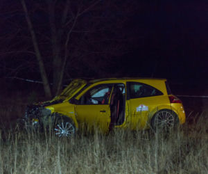 Renault Megane RS, wypadek na lotnisku w Pile