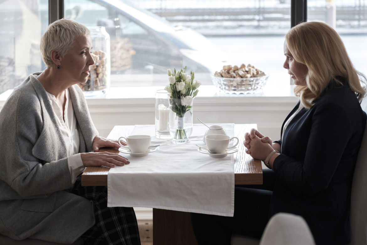 Przyjaciółki 11 odc. 131. Anka (Magdalena Stużyńska), Weronika Matuśkiewicz (Ewa Telega)